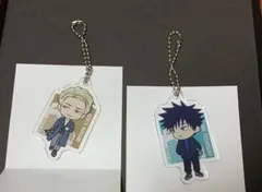 呪術廻戦カフェ 伏黒恵 七海建人 ミニキャラアクリルキーホルダー 渋谷事変