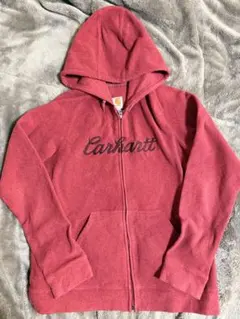 Carhartt ジップアップパーカー フーディ ワインレッドのサムネイル