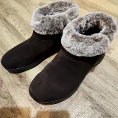 SKECHERS ブラウン ムートンブーツ