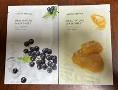 韓国コスメREAL NATURE マスクシート　アサイベリー & ローヤルゼリーのサムネイル