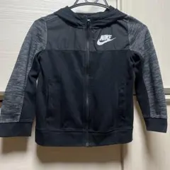 ナイキ テックフリース ジップパーカー XS ブラック×グレー スポーツ