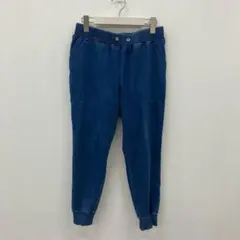 【a1751】アベイル デニフィッツ ジョガーパンツ ウエストゴム ブルー Lのサムネイル