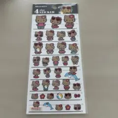 4サイズステッカー　サンリオ　日焼けキティ　シール