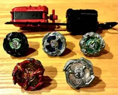 ベイブレードX まとめ売り コバルトドレイクホワイト＋その他（ランチャー付き）