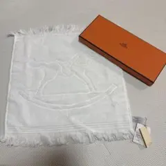 HERMES エルメス ハンドタオル ホワイト 白のサムネイル