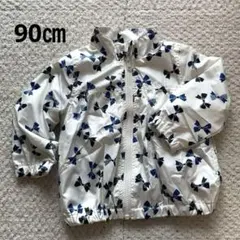 branshes リボン柄 ナイロンアウター 90cm