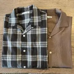 GU ジーユー 長袖シャツ 2枚セット Sサイズ