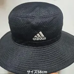 adidas 黒 バケットハット　メンズ　58cm