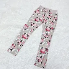 &LOVE アンドラブ 花柄 ストレッチパンツ ウエストゴム 61サイズのサムネイル