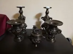 金属製仏具セット 5点セット