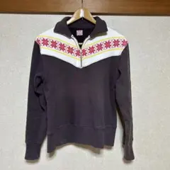 クッシュマン 雪柄スエット