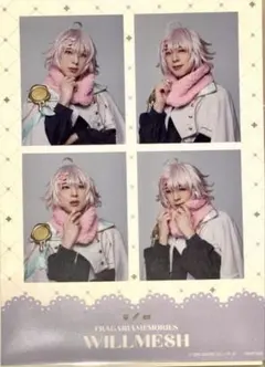 ミュージカル　フラガリアメモリーズ　フラミュ　4カットステッカー　ウィルメッシュ