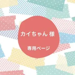 カイちゃん様　お取置き中