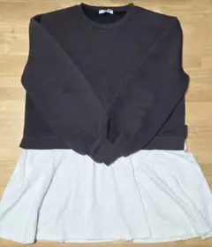 ③【GLOBAL WORK】トレーナー ダークブラウン 160