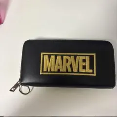 MARVEL ラウンドファスナー長財布 ブラックのサムネイル