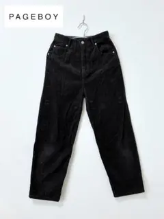 PAGEBOY ページボーイ コーデュロイ ストレート パンツ ブラウン Sのサムネイル