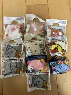 リラックマ　スヌーピー　ペットボトルカバー　10個