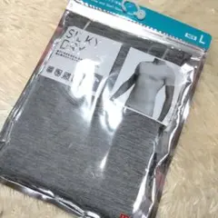 UNIQLO シルキー・ドライ クルーネック半袖Tシャツ Lサイズ グレー