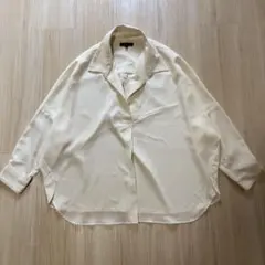 allureville アルアバイル スキッパー シャツ ブラウス　とろみシャツ