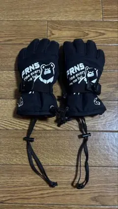 キッズ用　スキー・スノーボードグローブ　FRNS ブラック