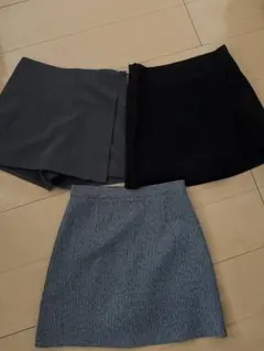ミニスカート(パンツ) 3点セット