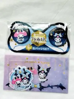 サンリオ Holiday Collection 缶バッジ ステッカー