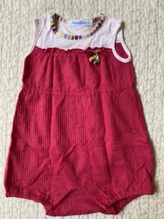 【美品】まとめ売り可能です。ファミリア　ロンパース　ノースリーブ　60