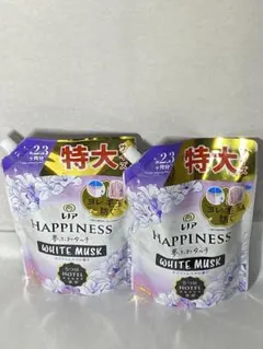 レノアハピネス 柔軟剤 詰め替え 特大 720ml×2 ホワイトムスク