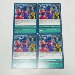 Glowing Dawn 4枚セット P-236 プロモ デジモンカード - メルカリ