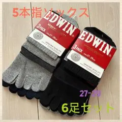 新品♡メンズ　5本指ソックス♡6足セット