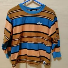 XLARGE KIDS 100cm　ボーダー　長袖カットソー