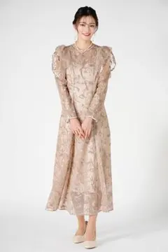 snidel シャイニーエンブロイダリースパンコール刺繍ドレスのサムネイル