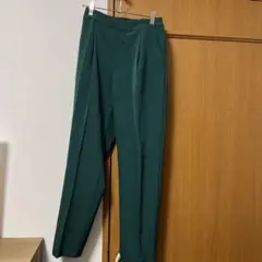 あ*】様 ハニーズ　グリーン　テーパードパンツ