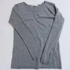 AZUL BY MOUSSY☆アズールバイマウジー☆Vネックニット☆グレー