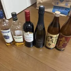 金黒 芋焼酎、ピーチリキュール ジン カシス 4本セット - メルカリ