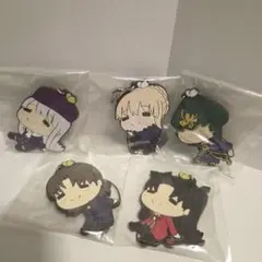 Fate/stay night にもじりーず ラバーストラップ 5種セット