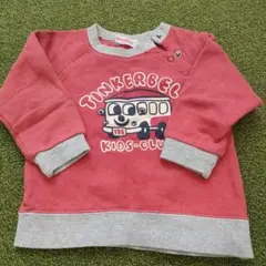 TINKERBELL バスイラスト トレーナー