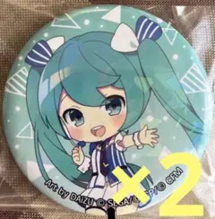 プロセカ 初音 ミク ローソン 限定 ホログラム缶バッジ 缶バッジ