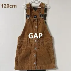 【美品】GAP コーデュロイ　サロペット　スカート　オレンジ