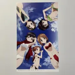 ガールズ＆パンツァー 　ポストカード　西住みほ　磯辺典子 澤梓 カエサル 角谷杏