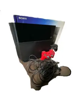 【PS4箱付き本体 コントローラー 縦置きスタンド 各種コード付き】
