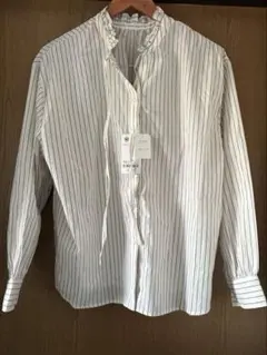 2way長袖シャツ フリルネック