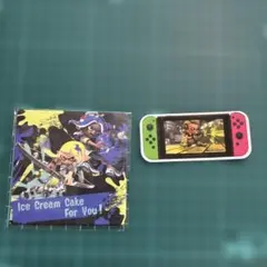 スプラトゥーン Nintendo Switch風 ステッカー とカード2枚セット
