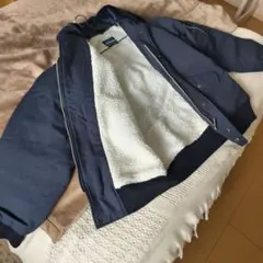 ミドリ安全 ネイビー ダウンジャケット Lサイズ