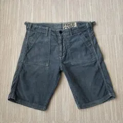 FREE CITY コーデュロイショートパンツ