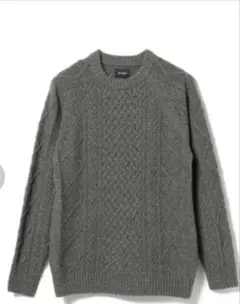 ＊ BEAMS ラムウールケーブル ニット Mサイズ OLYMPIAS ＊