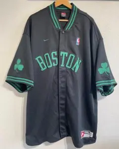 激レア美品00sNBAセルティックスNIKEシューティングシャツXXL黒のサムネイル
