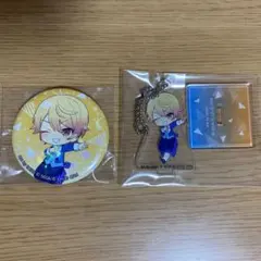 プロセカ ローソン ホログラム缶バッジ ミニアクリルスタンドマスコット