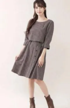 JILL BY JILL STUART ワンピース　エタミンチェックS