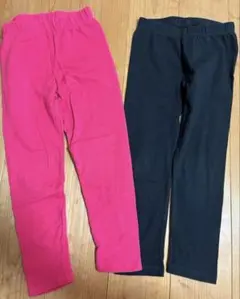 Gap LCWaikiki 黒 ピンク　レギンス レギンパン110cm ２本